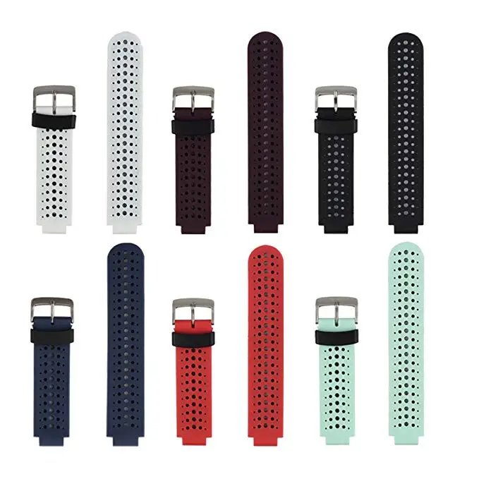 Ремешок силиконовый для смарт-часов Garmin Forerunner 235/230/620/630/735XT/235Lite | Наручные часы