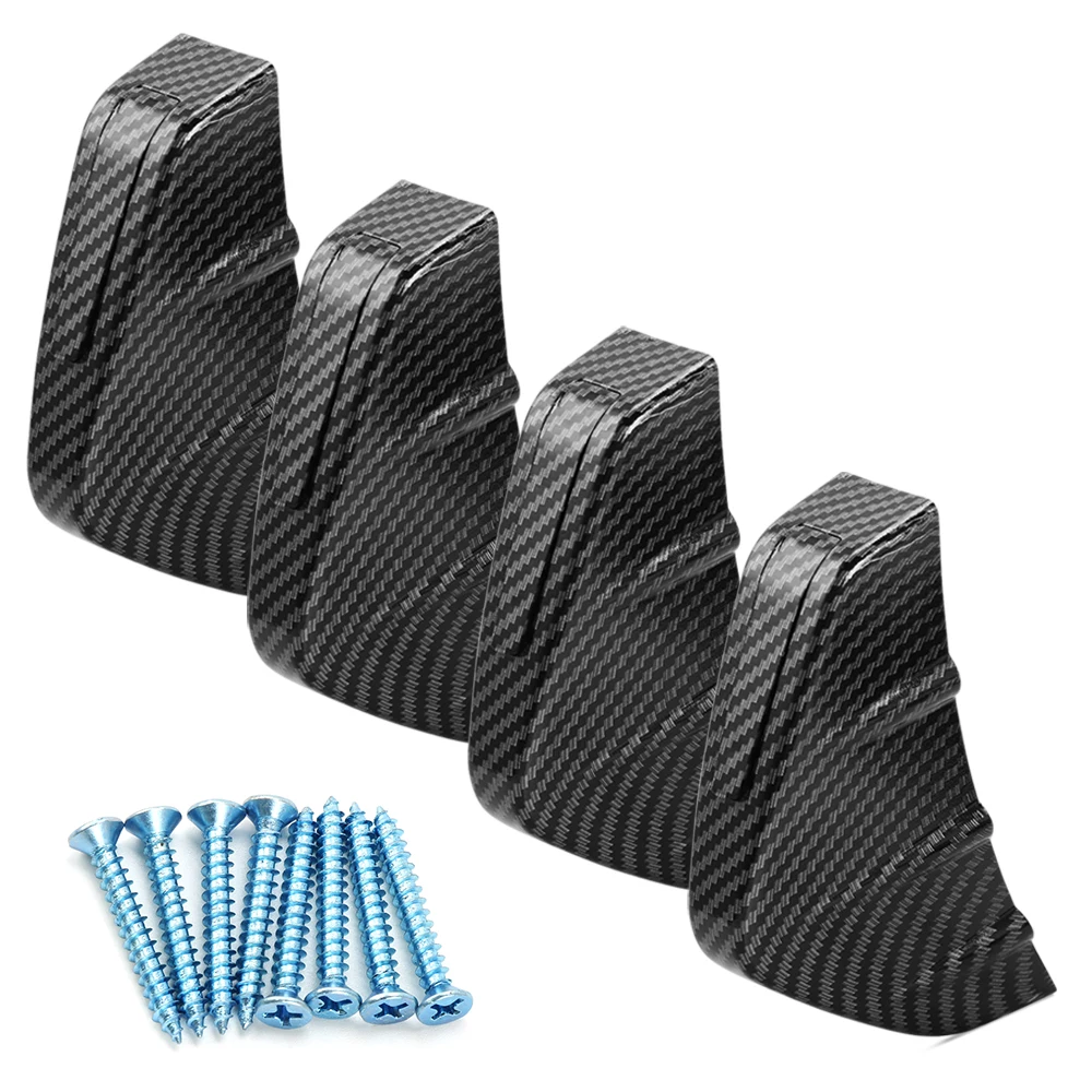 4pc Universal Car rear bumper cast shark spoiler for Jaguar XF XJ XJS XK S-TYPE X-TYPE XJ8 XJL XJ6 XKR XK8 X320 X308 - купить по