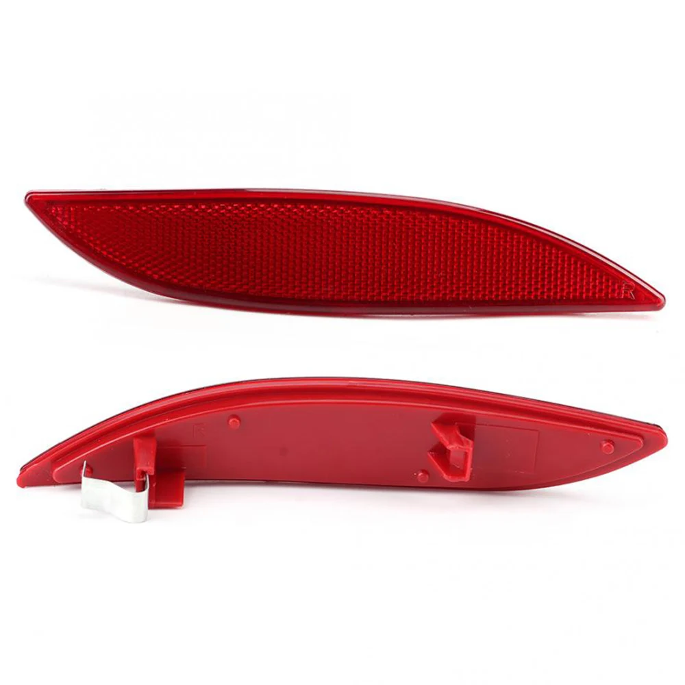 

2pcs Rear Bumper Reflector Set Tail Light lens Lamp Trim Panel Back Door Replacement Fit For RENAULT MEGANE MK3 2008 - 2013
