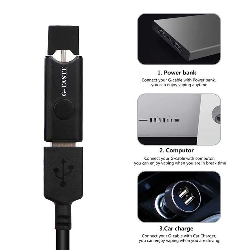 Новинка портативный коннектор набор для электронных сигарет JUUL Pod картриджей