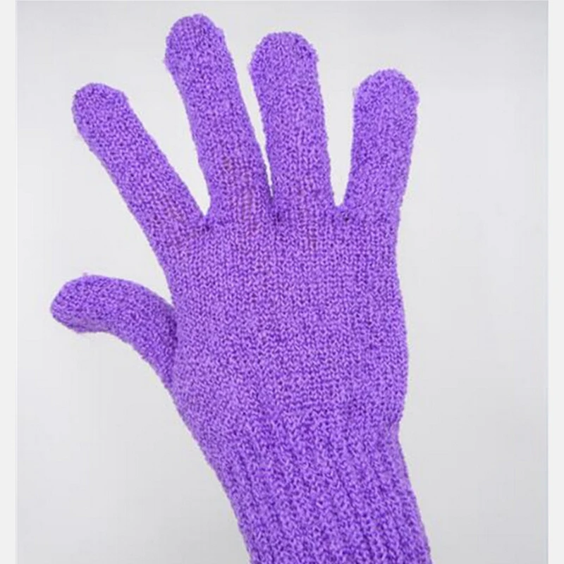 1pc Bath Glove Exfoliating Wash Skin Spa Massage Body Scrubber Cleaner Shower Gloves Foam | Дом и сад