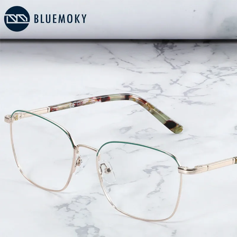 Оправа для очков BLUEMOKY мужская из титанового сплава модная Ультралегкая