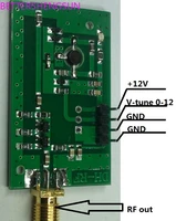 rf voltage controlled oscillator rf oscillator frequency source broadband vco 515mhz 1150mhz