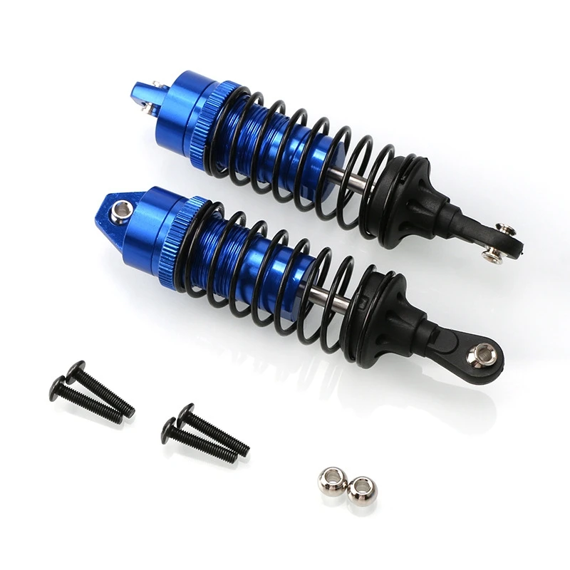 

RC Car Shock Absorber 4 Piece Front and Rear Shock Absorber Assembly for 1/10 Traxxas Slash 4X4 4WD Upgrade