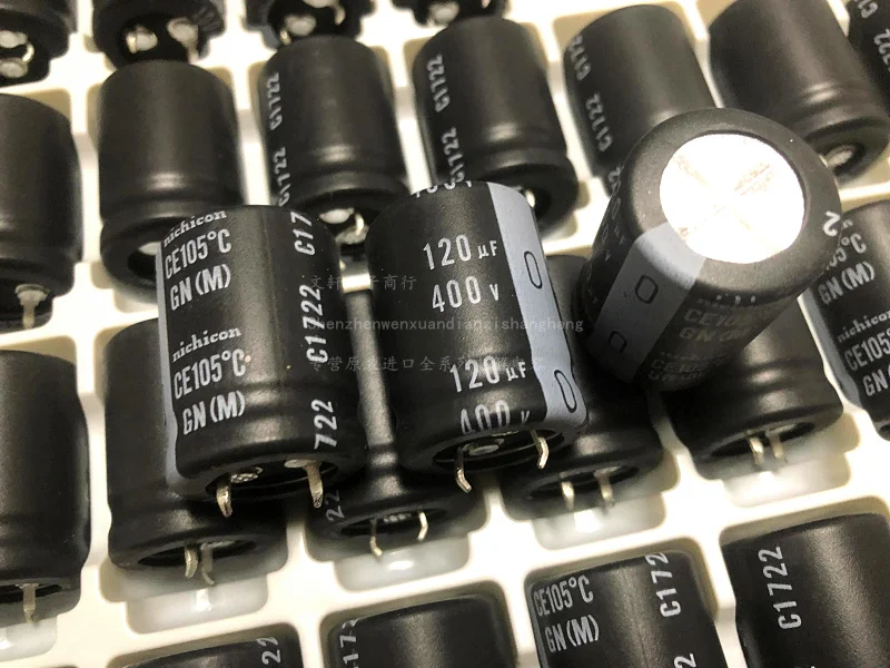 1 шт./2 шт./5 шт. 120 мкФ 400 В NICHICON GN серии 22x30 мм Высокое качество 400V120uF защелкивающийся