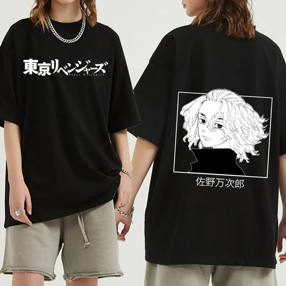 Новинка, футболка с японским аниме «Токийский призрак», Мужская футболка, кавайная футболка в стиле Харадзюку, футболка в стиле аниме, летни...