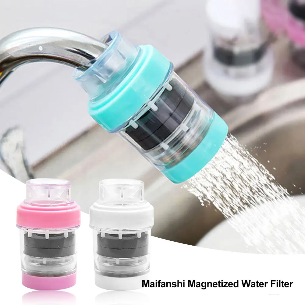

Kitchen Household Faucet Magnetized Water Purifier Drinking Water Transparent In-line tap Water Pre-purifier Accessories Tools