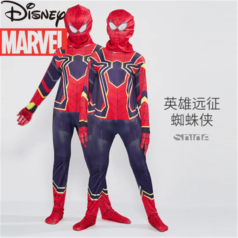 Оригинальный Марвел Мстители паук костюм Человека-Детские Стрейчевые цельное