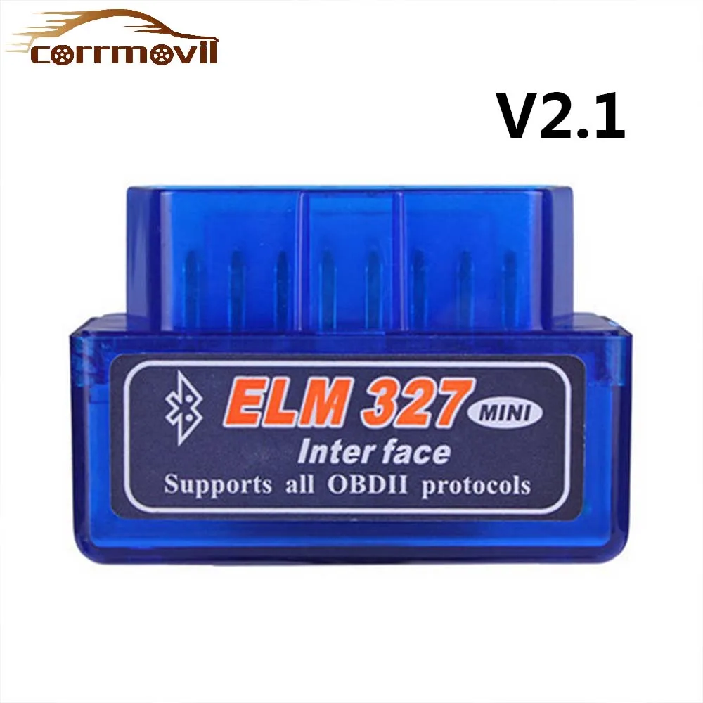 ELM327 V2.1 OBD2 сканер мини диагностический адаптер сканирующий инструмент OBDII ELM 327