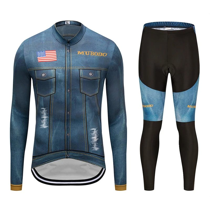 2019 Новый бренд Pro Team Зимняя велосипедная Одежда дышащая Ropa Ciclismo с длинным рукавом