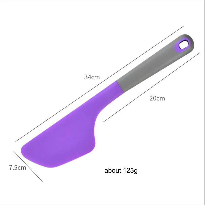 

Extra Large Silicone Cream Baking Scraper 34Cm Non Stick Butter Spatula Smoother Spreader Heat Resistant Cookie Pastry Scraper
