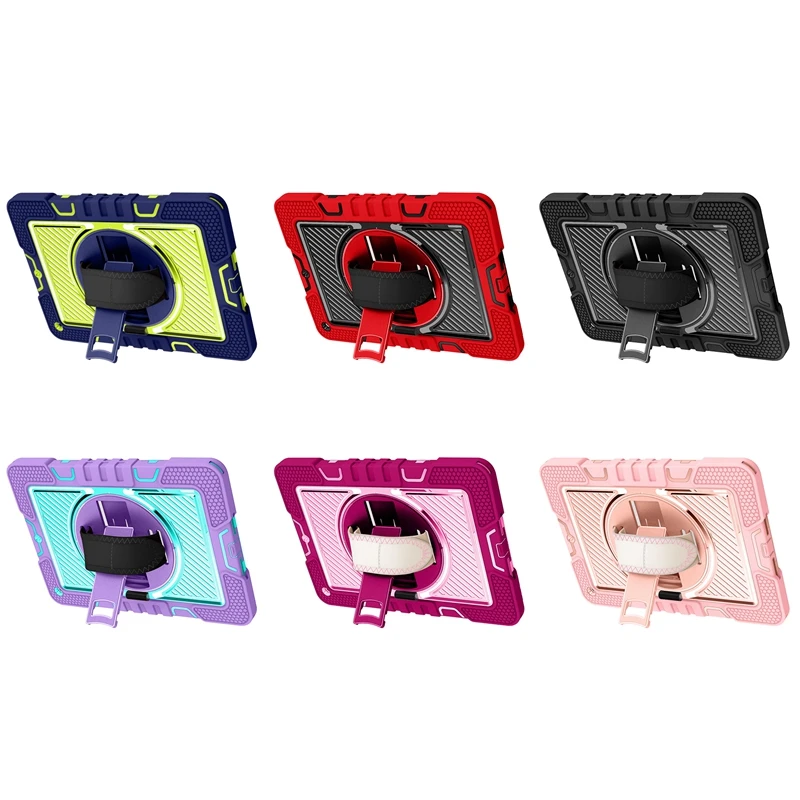 

For Ipad 2019/2020 10.2 Inch Protective Cover With 360°Rotating Bracket Anti-Drop Protective Cover