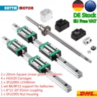 Квадратные направляющие HGR20 + блок HGH20CA + шариковый винт SFU2005 5 мм + линейный привод BK15BF15 CNC