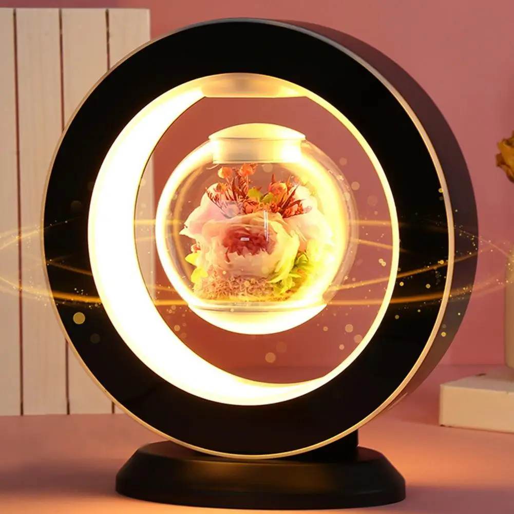 

Exquisite Workmanship Novelty Ball LED Rose Flower Globe Light Birthday Gifts
