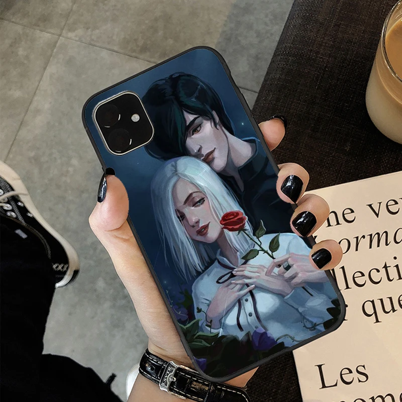 

Romance Club Soft Phone Capa For iphone12MINI 12Pro MAX 5 5s se 6 6s 7 8 plus x xs xr 11 pro black Case