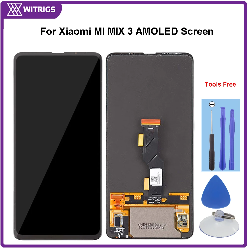 WITRIGS для Xiaomi mi x 3 ЖК дисплей кодирующий преобразователь сенсорного экрана в сборе