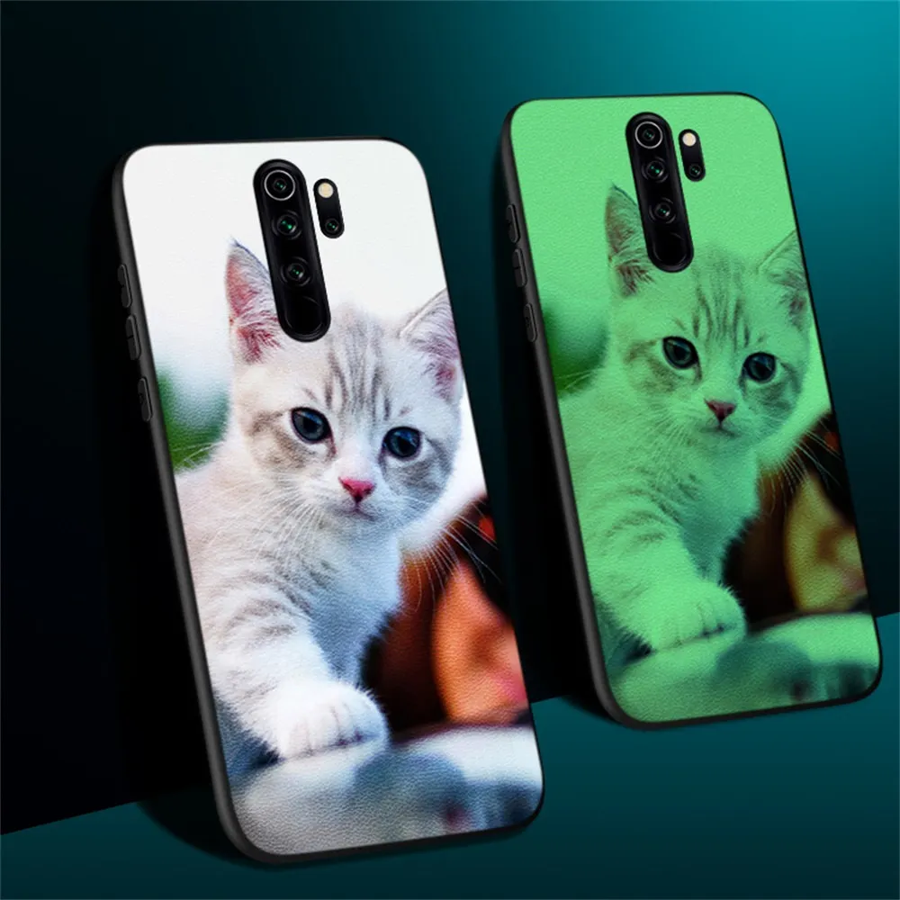 4 Флуоресцентный чехол для Xiaomi mi Max 2 3/mi x 2S 3 Световая Крышка для Xiaomi mi 9/Note/mi Play из искусственной кожи Funda бампер чехол - Цвет: 4