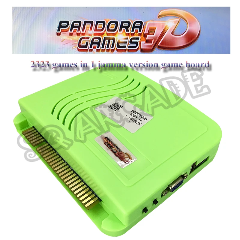 2 шт./лот Pandora 3D аркадные игры настольная игра 2323 в 1 Jamma версия Поддержка 3p 4p PC HDMI VGA