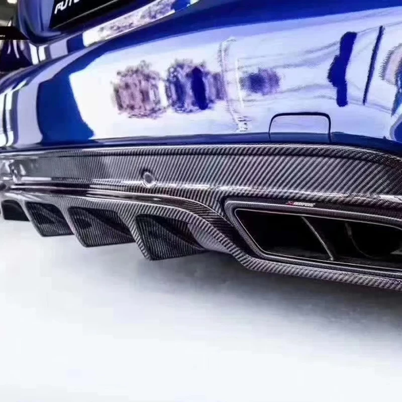 Для benz c class c250 спортивный бампер w205 AMG FD стиль углеродное волокно задний диффузор