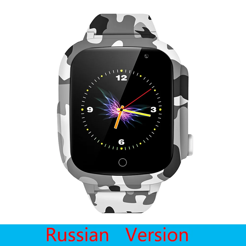 Russian Version LEMFO LEC2 новые 1,3 дюймовые Смарт-часы для детей с поддержкой sim-карты TF камера gps 600 мАч батарея для съемки видео для детей - Цвет: Russian Version