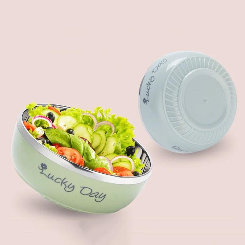 Cuenco de alimentaci&oacute;n para Beb&eacute; y Ni&ntilde;o, vajilla de acero inoxidable para suplemento alimenticio, cuenco de alimentaci&oacute;n s&oacute;lido, taza de agua para beb&eacute;, juego de cuencos de alimentaci&oacute;n-3