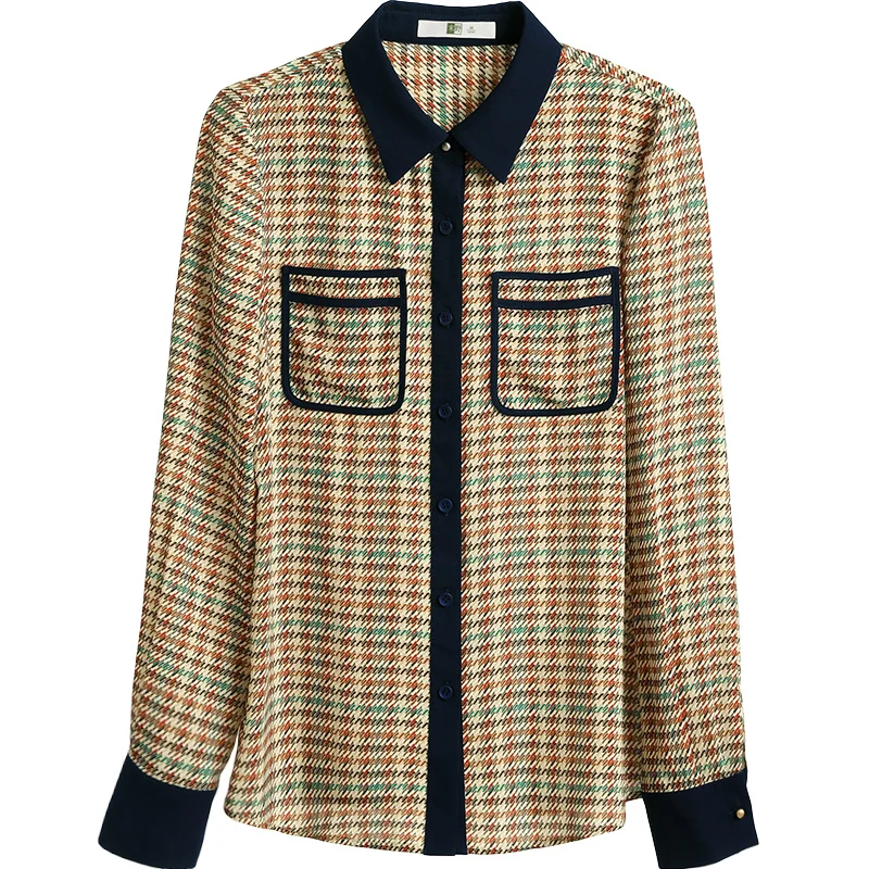 

Women's Shirt Design Sense Niche 2021 Spring and Autumn New Retro Trendy Long Sleeve Top Loose Temperament Shirt