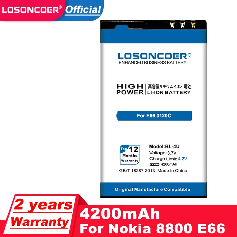 BL 4U Батарея для Nokia 8800 E66 3120C/6212C 8900 6600S E75 5730XM 5330XM 8800SA 8800CA тачскрин аналагово