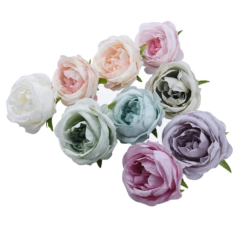 5 шт. Декоративные искусственные розы 7 см | Дом и сад