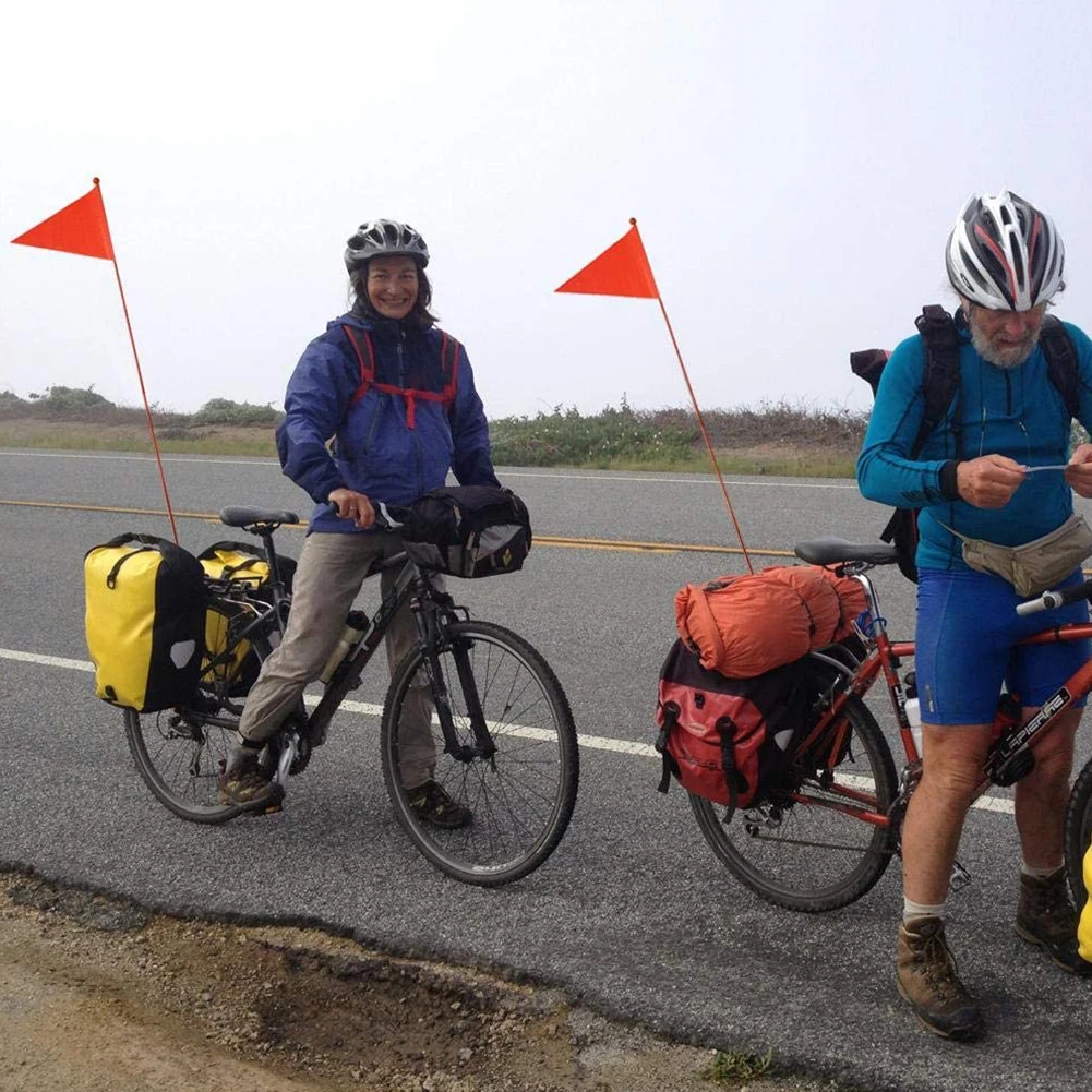 

1.2m Safety Flag Triangular Bicycle Children Bike Banner with Mounting Bracket Biking PortableDustproof Cycling Parts