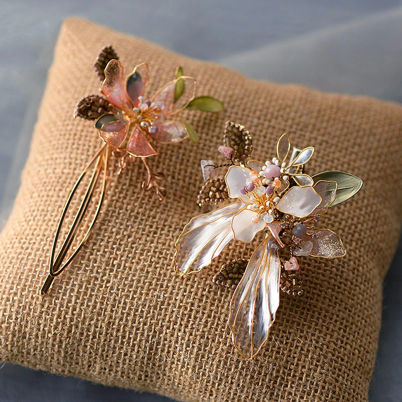 Заколки для волос с кристаллами женщин заколки ручной работы невесты свадебного