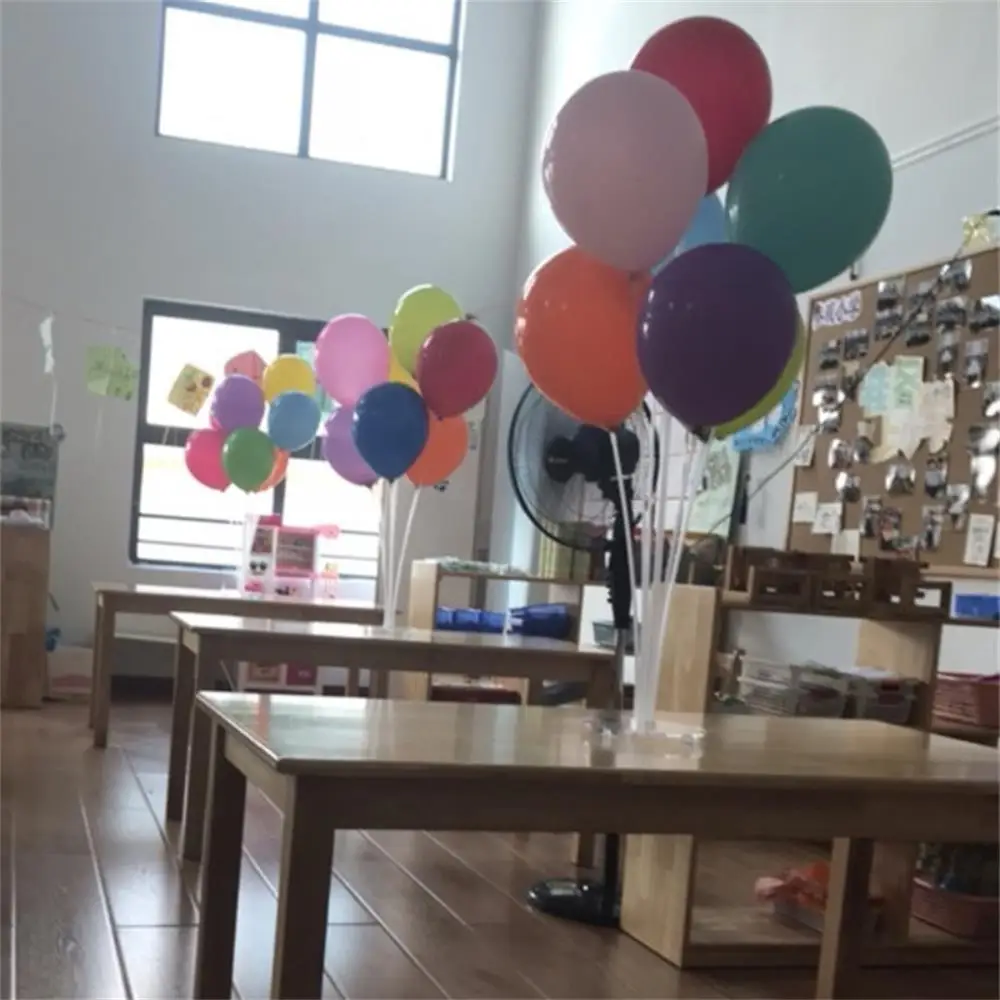 

Balloon Stick Stand Table Balloon Stand Kit With Base Clear Table Desktop Balloon Holder For Birthday Wedding Party Decorations