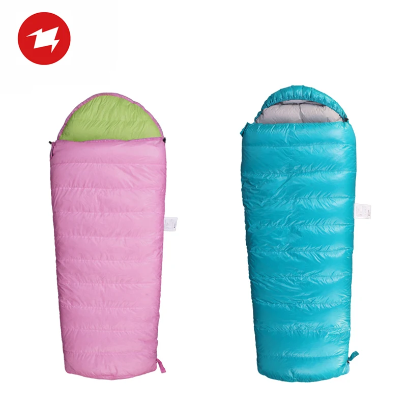 AEGISMAX KID 200/400/600 Child Spring Sunmmer Autumn Three Season Keep Warm White Goose Down Sleeping Bag | Спорт и развлечения