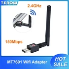 Сетевая карта Wi-Fi TEROW MT7601, 150 Мбитс, USB 2,0, 802,11 bgn