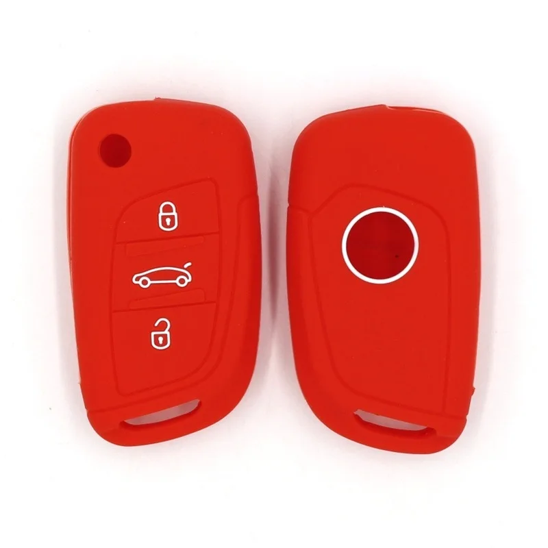 3 кнопки силиконовый чехол цветной для автомобиля авто пульт дистанционного