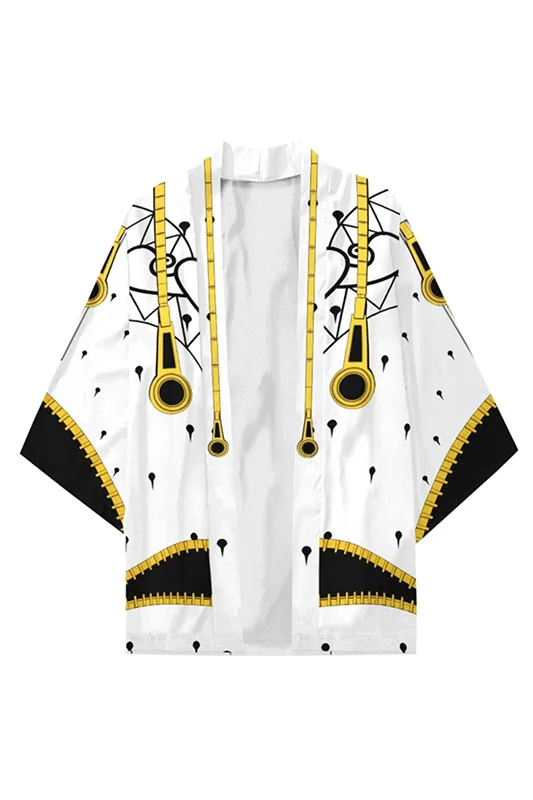 Костюм для косплея с 3D-принтом невероятные приключения Джоджо кимоно плащ -