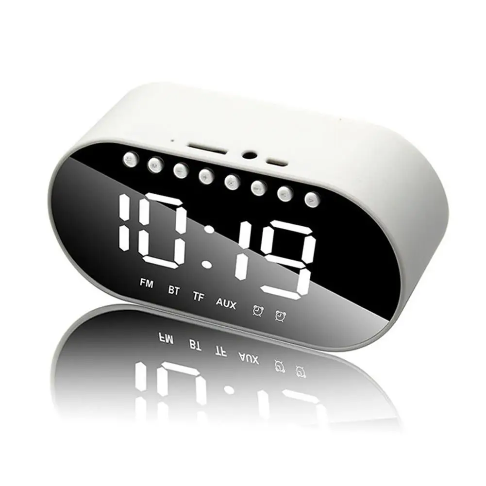 Портативный Bluetooth динамик поддержка температуры ЖК-дисплей FM радио Будильник беспроводной стерео сабвуфер музыкальный плеер блютуз колонки