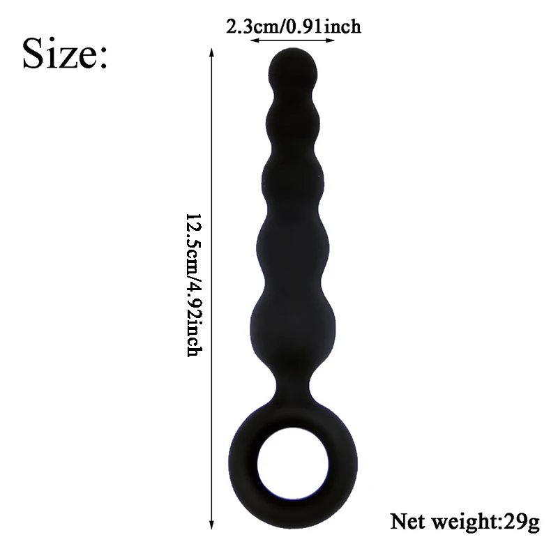 Силиконовая Анальная пробка открытый эспандер фаллоимитатор массажер простаты