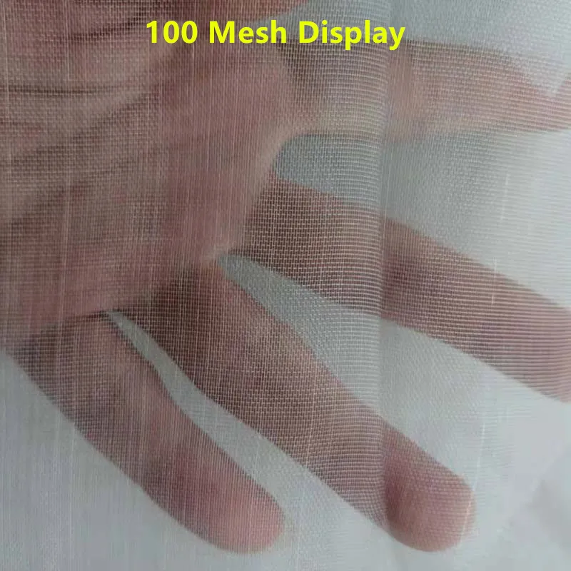 100 Mesh 5 м 3 размер 40~ 100 сетка PE нейлоновая сетка отпугиватель для борьбы с вредителями овощная фруктовая сетка Уход за растениями защита от москитных вредителей сетка - Цвет: 100 Mesh