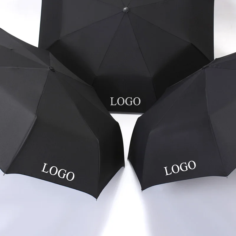 2021 New Automatic Three-fold Umbrella Various Car Logo And Logo Custom Umbrellas Folding Gift Advertising Umbrellas images - 6