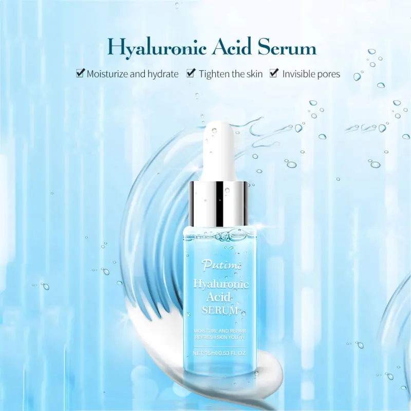 15 мл гиалуроновая кислота сыворотка для лица увлажняющая против морщин старения