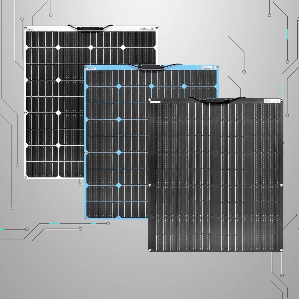 Гибкая солнечная панель 100 Вт комплект солнечных панелей для дома система