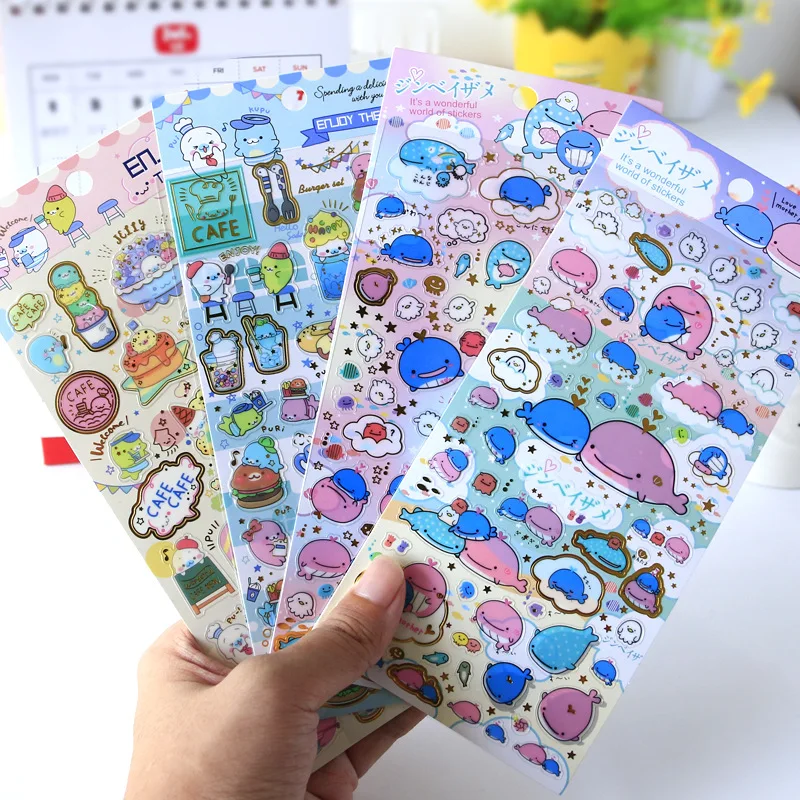 Серия морской жизни золочение Дельфин журнал декоративные наклейки Скрапбукинг