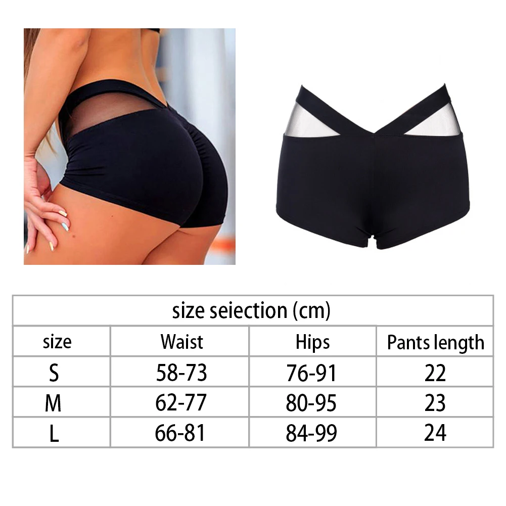 

Women Sports Shorts Polyester Skinny Elastic Waist Gym Workout Waistband Skinny Short Pants Summer Korean Gift Drop Ship