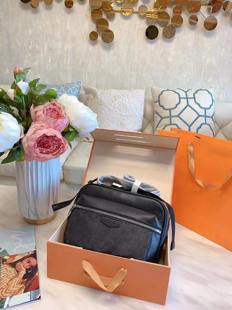 

Black Shoulder Bag 2021 Women's Designer Handbags High Quality Messenger Bag-F1103