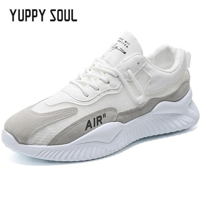 

Yuppy Soul Men Running Shoes Light Comfortable Walking Sneakers Mesh Gym Flat Athletic Jogging Footwear Mesh casual breathable