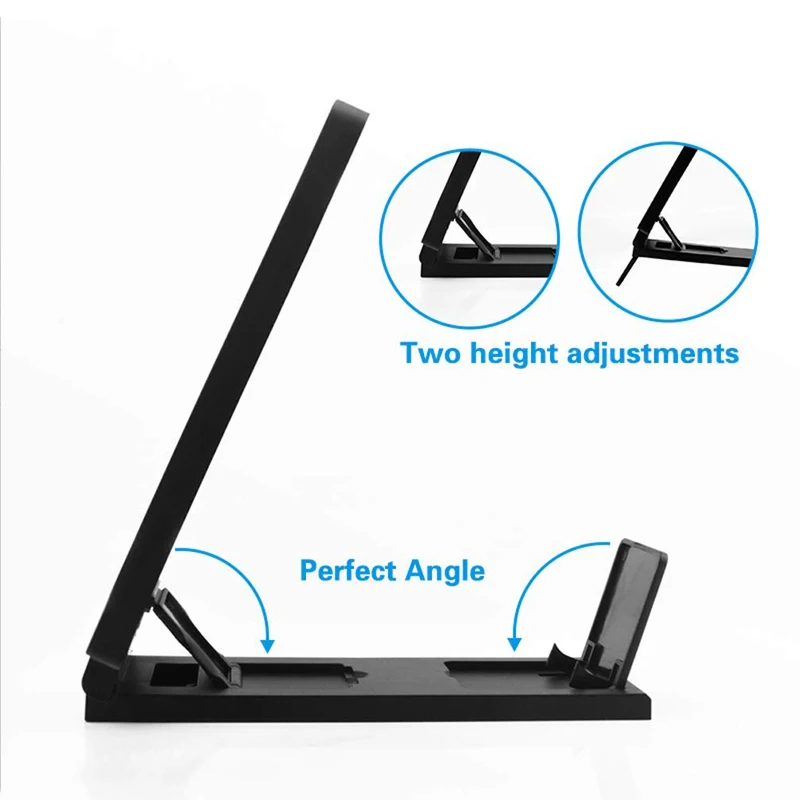 

3D Screen Amplifier Mobile Phone Magnifying HD Stand For Video Folding Screen Enlarged Eyes Protection Mobile Phone Holder