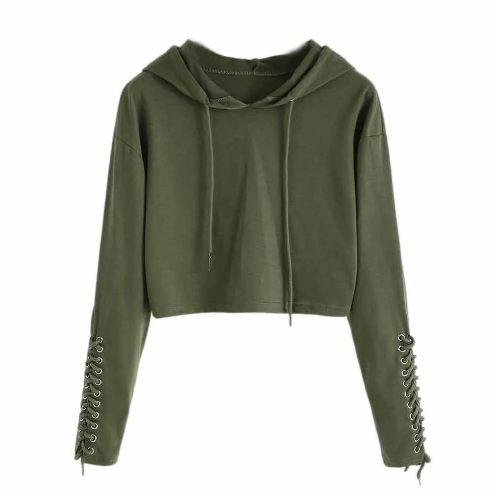

Women Hoodies Sweatshirt Jumper Sweater Crop Top Coat Sports Pullover Tops Streetwear Hooded Pullover Tops Sweatshirts d3