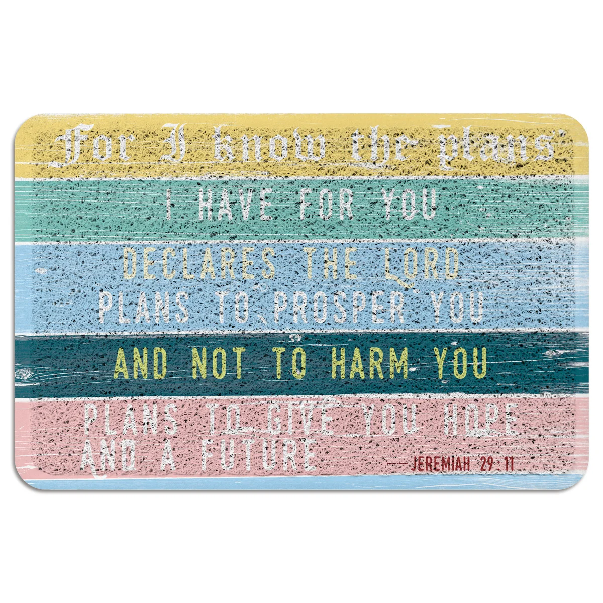 Винтажный деревянный прочный резиновый коврик для двери водонепроницаемые