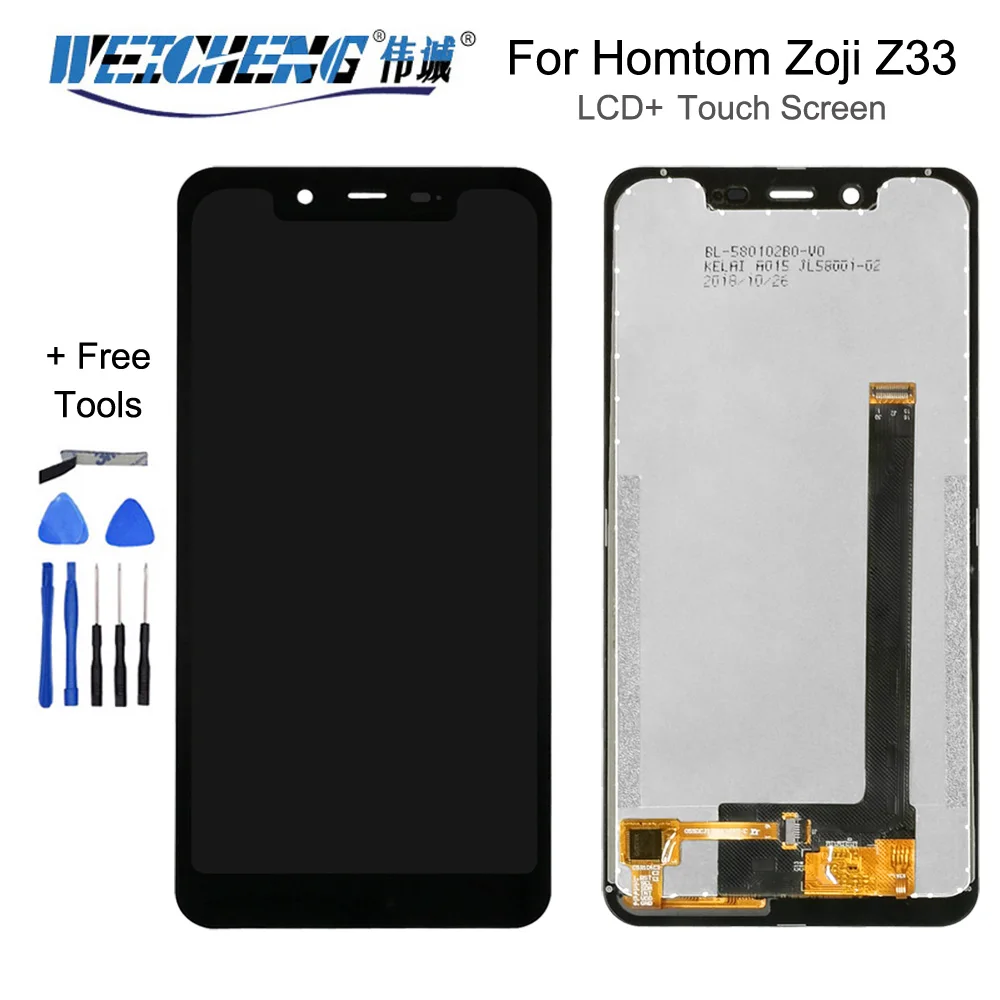 WEICHENG для Zoji Z33 ЖК дисплей + кодирующий преобразователь сенсорного экрана в сборе