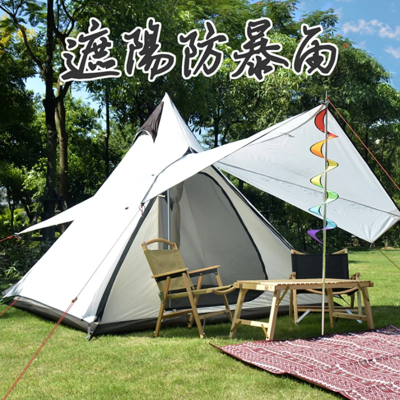 Billig Top Grade Luxus Indische Jurte Zelt/Große Multiplayer Aluminium Pole Außen Camping Doppel Schicht Kuppel Zelt